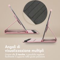imoshion Cover Girevole a 360° Samsung Galaxy Tab A11 Plus - Rosa