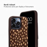 Selencia Nova cover posteriore in vera pelle con portacarte Apple iPhone 13 Pro - Fawn Chic