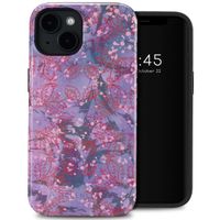 Selencia Cover posteriore Vivid con MagSafe Apple iPhone 14 - Fresh Paint Flower Orange