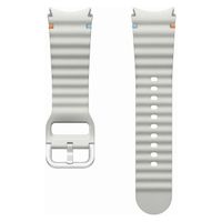 Samsung Cinturino Sport originale Samsung Galaxy Watch 4 / 5 / 6 / 7 / FE (20 mm) - Taglia M/L - Argento