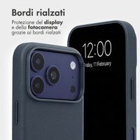 Accezz Cover in pelle 2 in 1 con MagSafe Apple iPhone 18 Pro Max / 17 Pro Max - Nightfall Blue