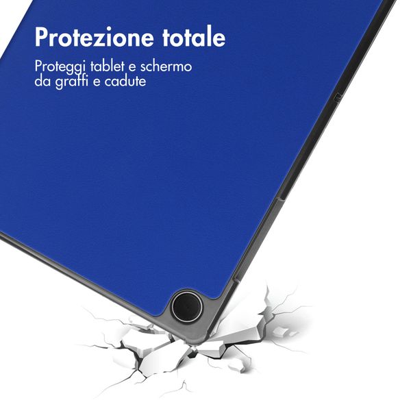 imoshion Cover a libro Trifold Samsung Galaxy Tab A9 Plus - Cobalt Blue