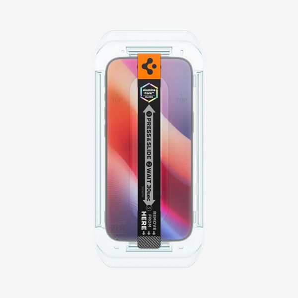 Spigen Vetro temperato GLAStR EZ Fit, confezione da 2 + Applicatore Apple iPhone Air
