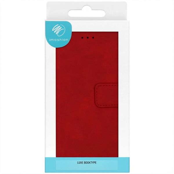 imoshion Cover a libro di Lusso Apple iPhone SE (2022 / 2020) / 8 / 7 / 6(s) - Rosso