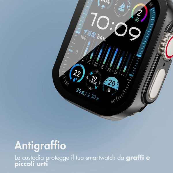 imoshion Cover rigida integrale Apple Watch Ultra / Ultra 2 / Ultra 3 - 49 mm - Nero