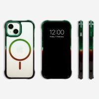 Selencia Cover MagSafe Gradient Apple iPhone 15 - Verde / Marrone