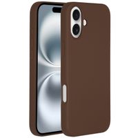 Accezz Cover in silicone liquido con MagSafe Apple iPhone 16 Plus - New Tea Brown