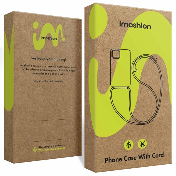 imoshion Cover in Silicone con Cordino Apple iPhone 12 (Pro) - Arancio