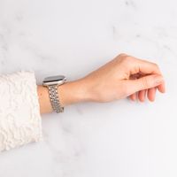 Selencia Cinturino sottile in acciaio ispirato a Jubilee Apple Watch | 38/40/41/42 mm - Starlight