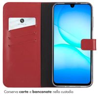 Selencia Cover a libro in vera pelle Samsung Galaxy A17 (5G) / (4G) - Rosso