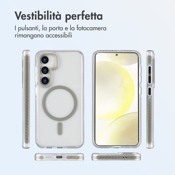 imoshion Cover Combat MagSafe Samsung Galaxy S24 - Grigio