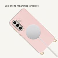 Selencia Cover posteriore Rivièra con MagSafe con ganci rimovibili Samsung Galaxy A57 (5G) - Sorbet Pink
