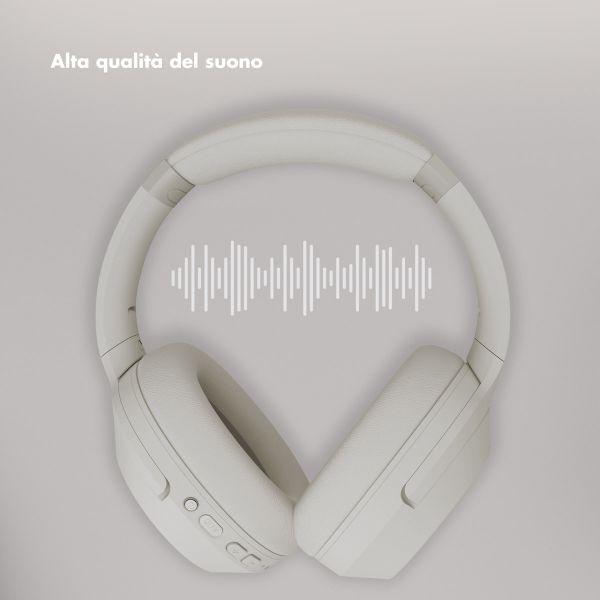 Selencia Cuffie wireless Urban Play - Cancellazione attiva del rumore (ANC) - Con cover - Melody Mist