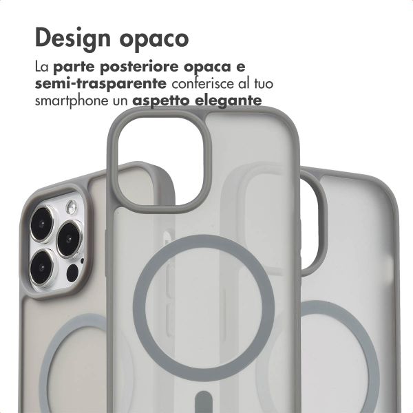 imoshion Cover posteriore Color Guard con MagSafe Apple iPhone 13 Pro Max - Grigio