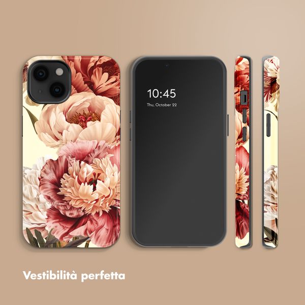 Selencia Cover Posteriore Vivid Apple iPhone 14 - Vintage Peony