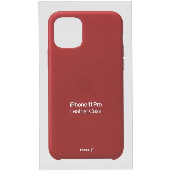Apple Cover in Pelle iPhone 11 Pro - Red