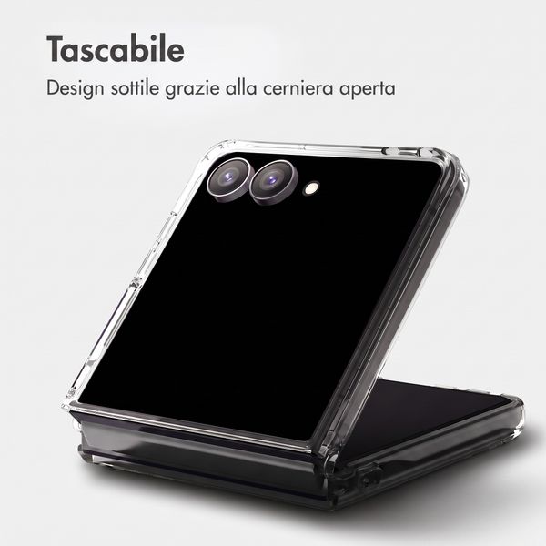 Accezz Cover posteriore Xtreme Impact con MagSafe Samsung Galaxy Z Flip 8 - Trasparente