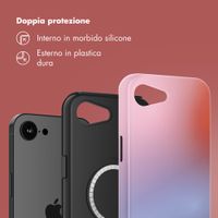 Selencia Cover posteriore Vivid con MagSafe Apple iPhone 17e / 16e - Gradient Soft Blush