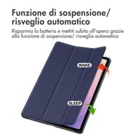 imoshion Cover a libro Trifold Samsung Galaxy Tab S11 - Blu scuro
