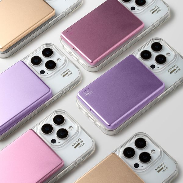 iDeal of Sweden MagSafe Powerbank Slim 5.000 mAh - Powerbank wireless - Lavender Milk