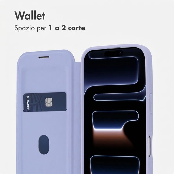 imoshion Bookcase trasparente con MagSafe Apple iPhone 17 Pro - Lilla