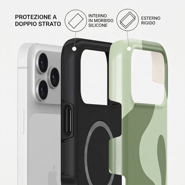Burga Cover Posteriore Resistente con MagSafe Apple iPhone 17 Pro Max - No Rush