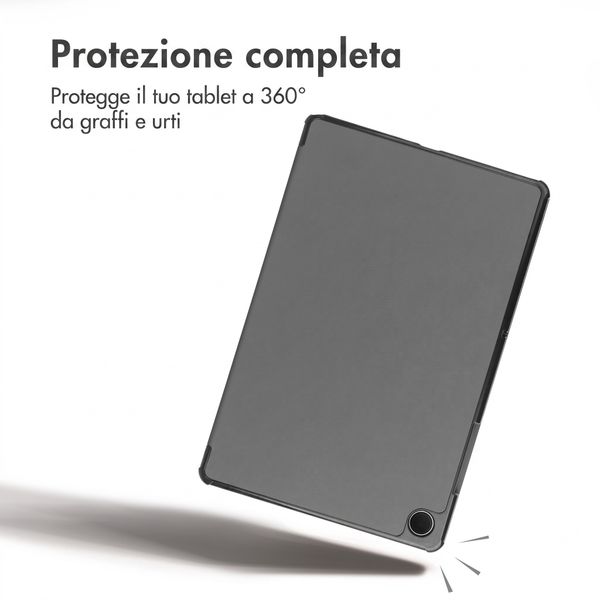 imoshion Cover a libro Trifold Samsung Galaxy Tab A11 Plus - Grigio