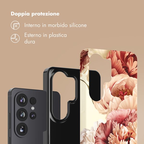 Selencia Cover Posteriore Vivid Samsung Galaxy S26 Ultra - Vintage Peony