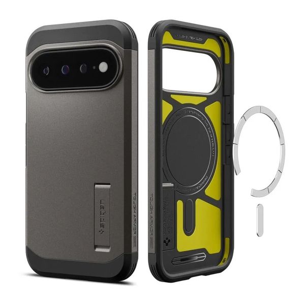 Spigen Cover Posteriore Corazzata Tough con MagSafe Google Pixel 11 Pro XL - Gunmetal