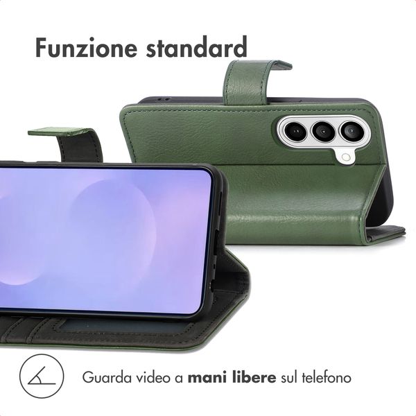 imoshion Cover a libro di Lusso Samsung Galaxy S26 - Verde