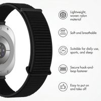 imoshion Nylon bandje Samsung Galaxy Watch Ultra (2024/2025) - Zwart