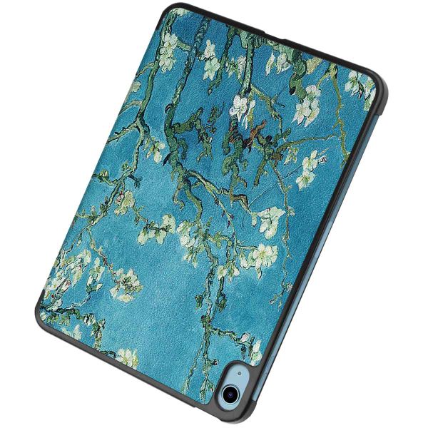 imoshion Cover Trifold Design Apple iPad 11 (2025) 11 pollici A16 / iPad 10 (2022) 10.9 pollici - Green Plant