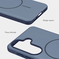 imoshion Cover posteriore Color con Thin MagSafe Ring Samsung Galaxy S25 / S24 - Blu scuro