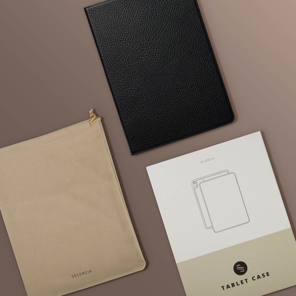 Selencia Cover Riva Apple iPad Air 11 pollici (2026) M4 / (2025) M3 / (2024) M2 / Air 5 (2022) / Air 4 (2020) - Nero