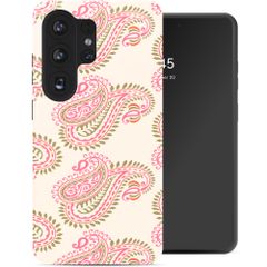 Selencia Cover posteriore Vivid con MagSafe Samsung Galaxy S26 Ultra - Paisley Blush