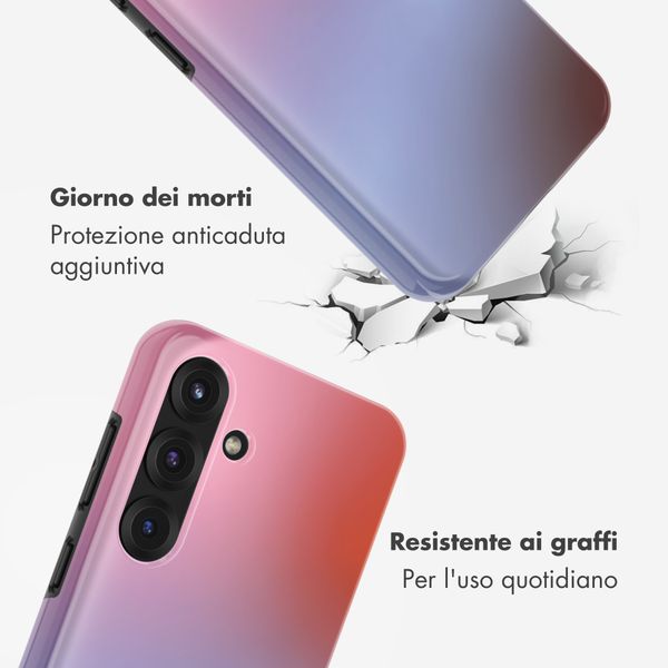 Selencia Cover posteriore Vivid con MagSafe Samsung Galaxy S25 - Gradient Soft Blush