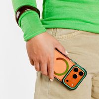 Selencia Cover MagSafe Gradient Apple iPhone 16 Pro - Verde / Marrone