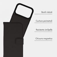 imoshion Cover a libro di lusso 2-in-1 rimovibile Apple iPhone 18 Pro / 17 Pro - Nero