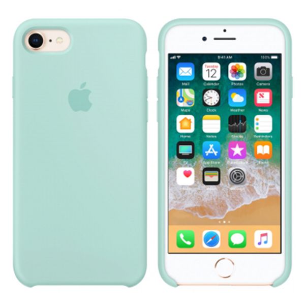 Apple Cover in Silicone Apple iPhone SE (2022 / 2020) / 8 / 7 - Marine Green