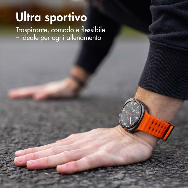 imoshion Cinturino Ocean in silicone Samsung Galaxy Watch Ultra 2 (2026) / Ultra (2024/2025) - Arancio
