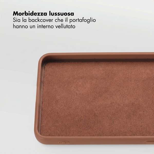 Selencia Libreria rimovibile Olyn con MagSafe Samsung Galaxy S26 Ultra - Marrone