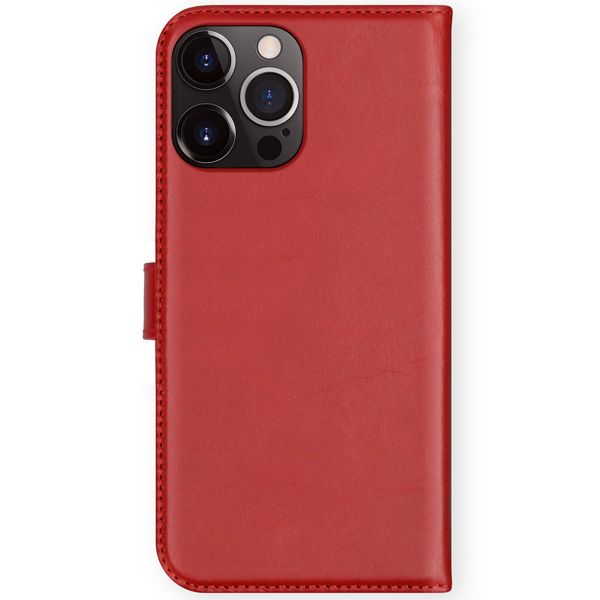 Selencia Cover a libro in vera pelle Apple iPhone 13 Pro Max - Rosso