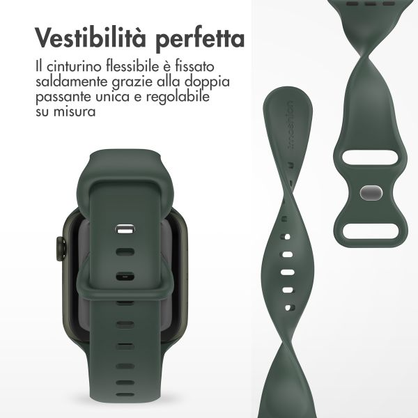 imoshion Cinturino in silicone⁺ Apple Watch | 44/45/46/49 mm - Taglia M/L - Olive