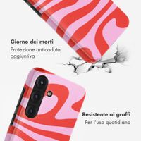Selencia Cover posteriore Vivid con MagSafe Samsung Galaxy S25 - Dream Swirl Pink