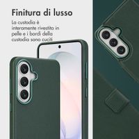 Accezz Cover in pelle 2 in 1 con MagSafe Samsung Galaxy S26 - Cedar Green
