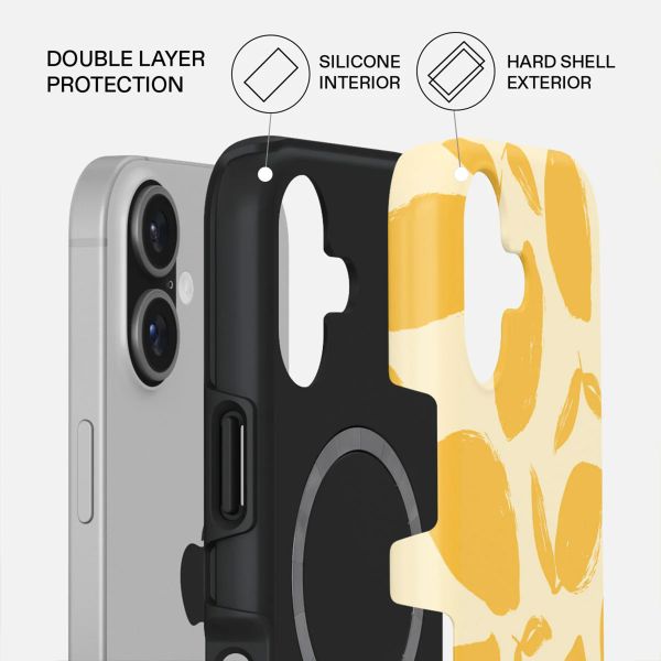 Burga Cover Posteriore Resistente con MagSafe Apple iPhone 17 - Lemon Tart