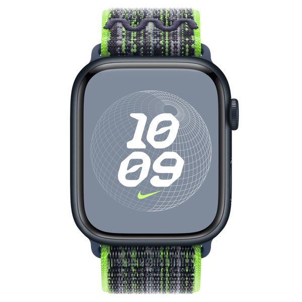 Apple Cinturino Nike Sport Loop Apple Watch | 44/45/46/49 mm - Bright Green & Blue