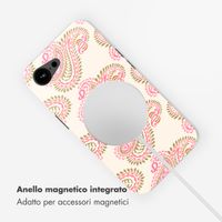 Selencia Cover posteriore Vivid con MagSafe Apple iPhone 17e / 16e - Paisley Blush