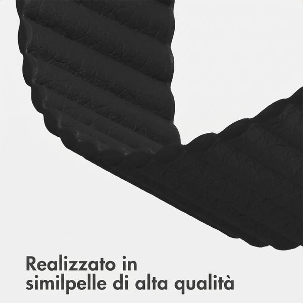 imoshion Cinturino magnetico in pelle sintetica Apple Watch | 38/40/41/42 mm - Nero