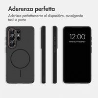 imoshion Cover posteriore Color con Thin MagSafe Ring Samsung Galaxy S26 Ultra - Nero
